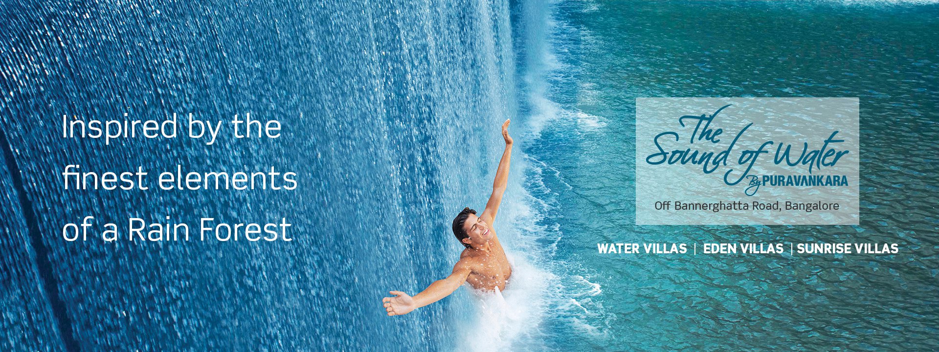 Purva The Sound of Water is inspired by the finest elements of a rainforest offering a serene lifestyle