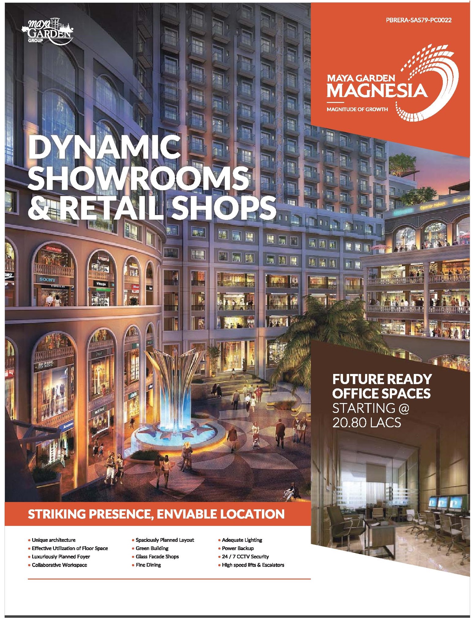 Launching dynamic showrooms & retail shops at Maya Garden Magnesia in Zirakpur, Chandigarh Update