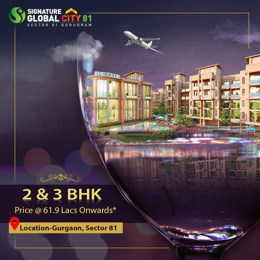 Get gold bar 20 gm on every booking at Signature Global City 81, Gurgaon