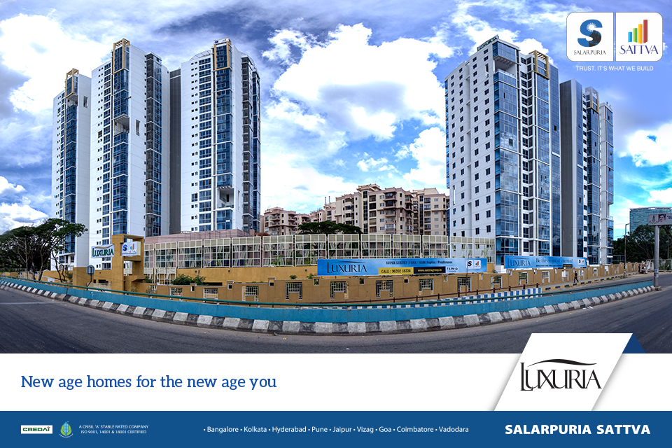 Fully automated homes at Salarpuria Sattva Luxuria in Bangalore