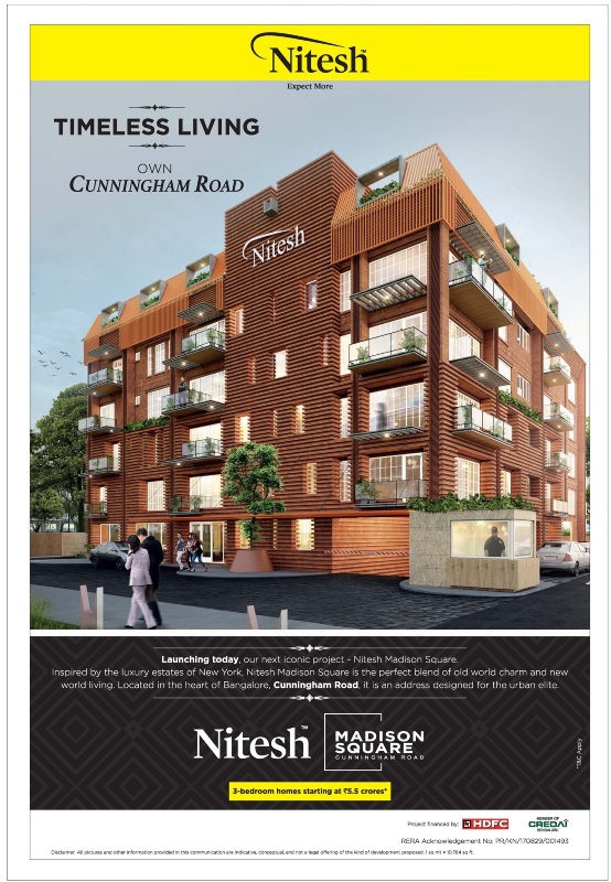 Experience the perfect blend of old world charm and new world living at Nitesh Madison Square in Bangalore Update