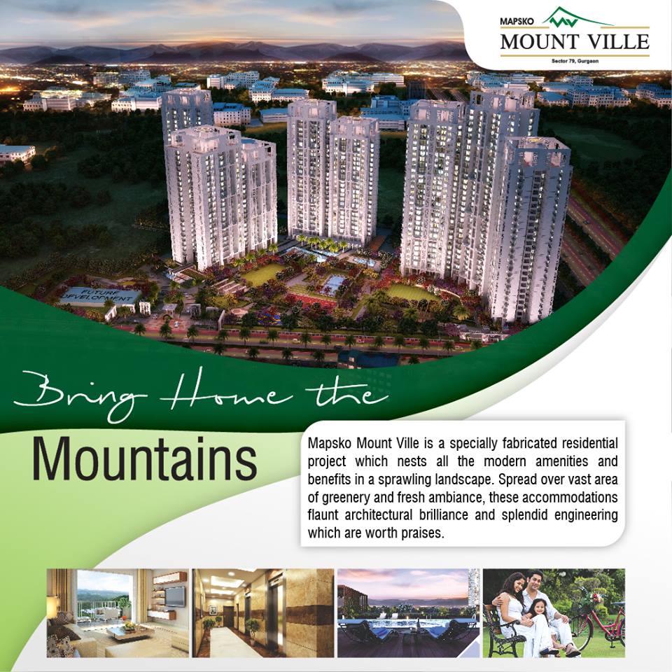 Nestle in the lap of nature with beautiful residences at Mapsko Mount Ville