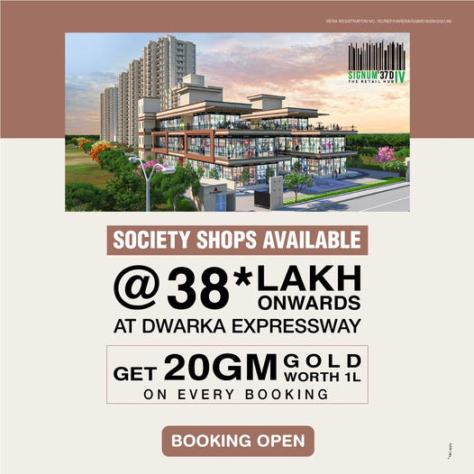 Booking open at Signature Signum 37D in Gurgaon