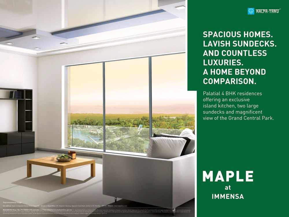 Launching Maple at Kalpataru Immensa with exclusive 4 BHK homes & magnificent views in Mumbai