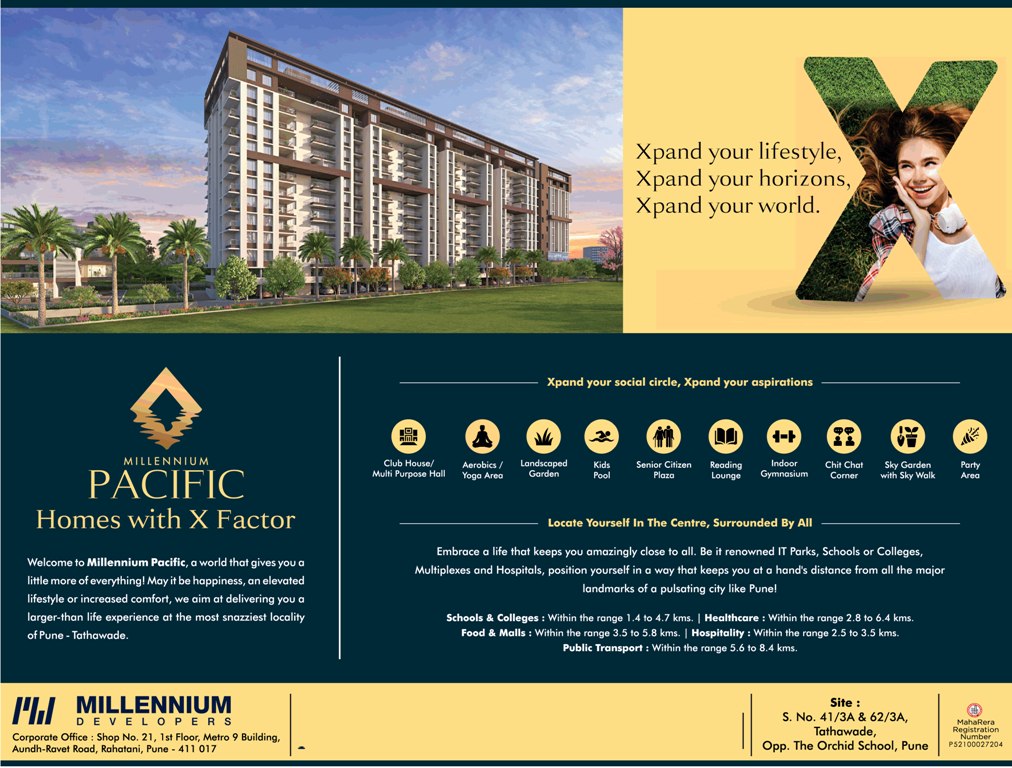 Xpand your social circle xpand your aspirations  at Millennium Pacific, Pune