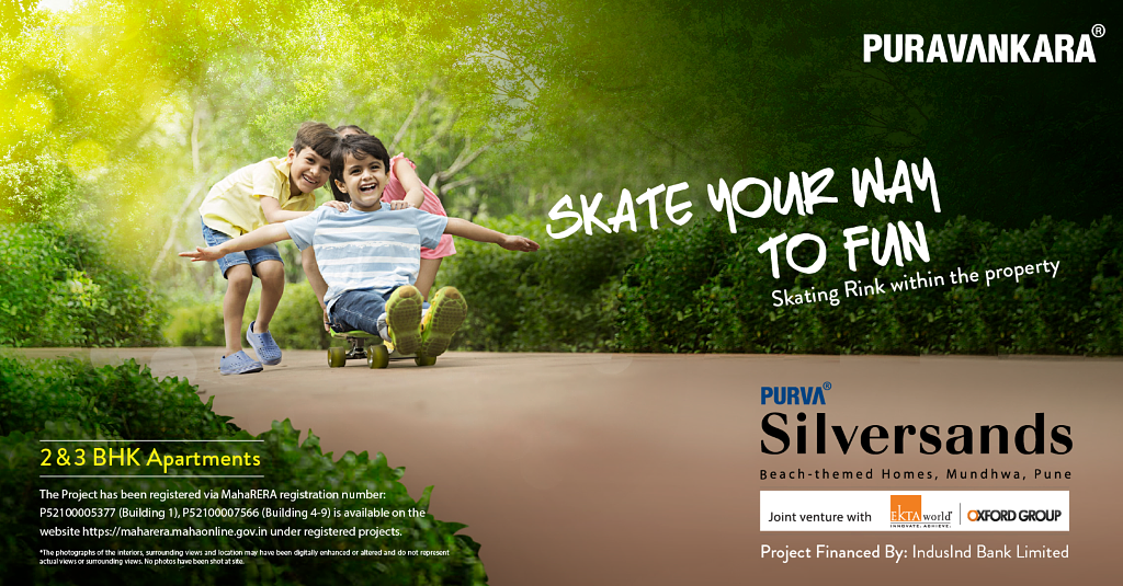Purva Silver Sands offers skating rink in Pune Update