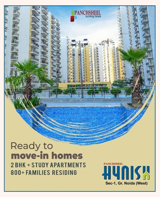 Ready-to-move-in 2.5 BHK homes at Panchsheel Hynish in Greater Noida