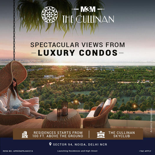 Experience a majestic lifestyle at M3M The Cullinan in Sector 94, Noida