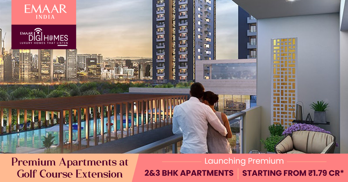 Emaar Digi Homes is offering enhanced technology enabled 2 & 3 BHK apartments in Gurgaon