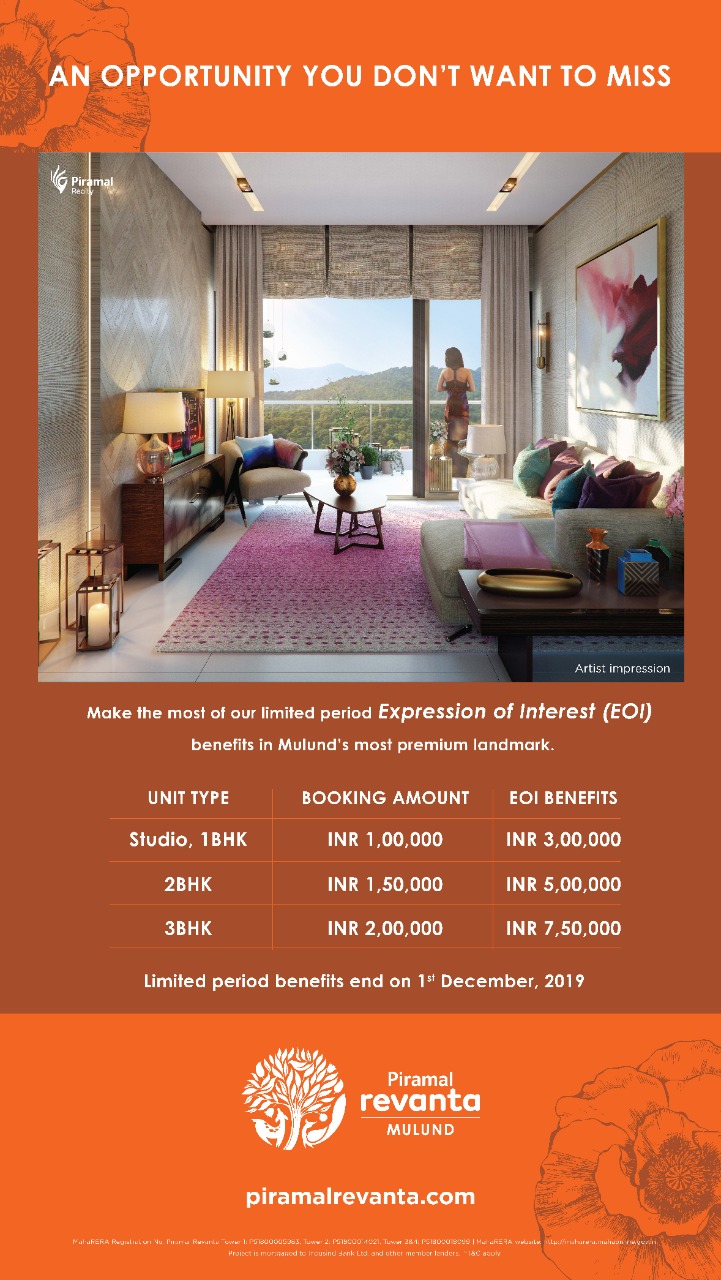 An opportunity you don't want to miss at Piramal Revanta, Mumbai