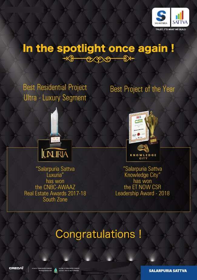 Salarpuria Sattva in the spotlight once again Update