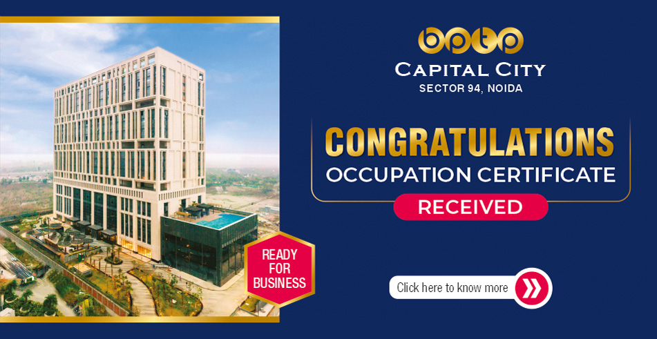 Congratulations occupation certificate received at BPTP Capital City, Noida