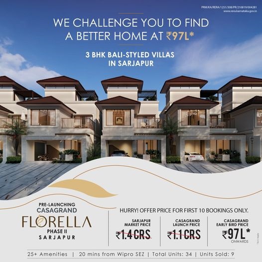 Pre-launching at Casagrand Florella in Sarjapur, Bangalore