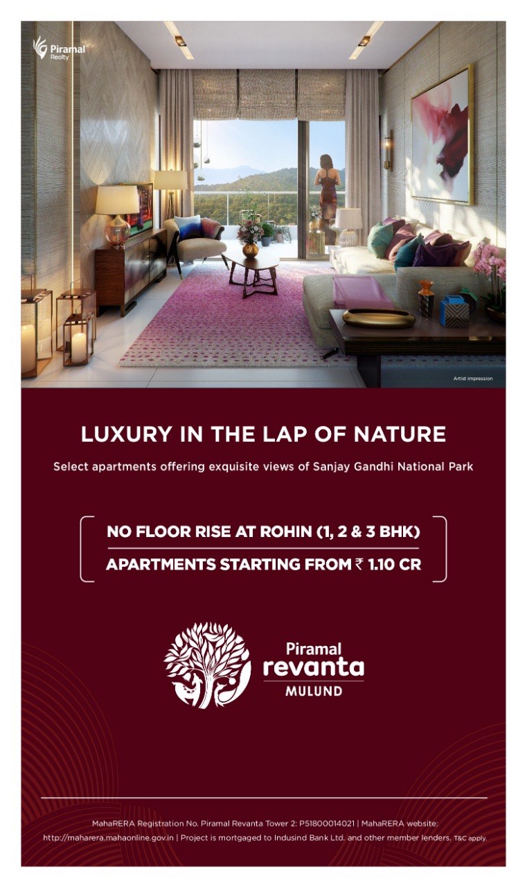 Piramal Revanta Tower 2 Rohin 1/2/3 BHK at 1.02 cr in Mulund, Mumbai