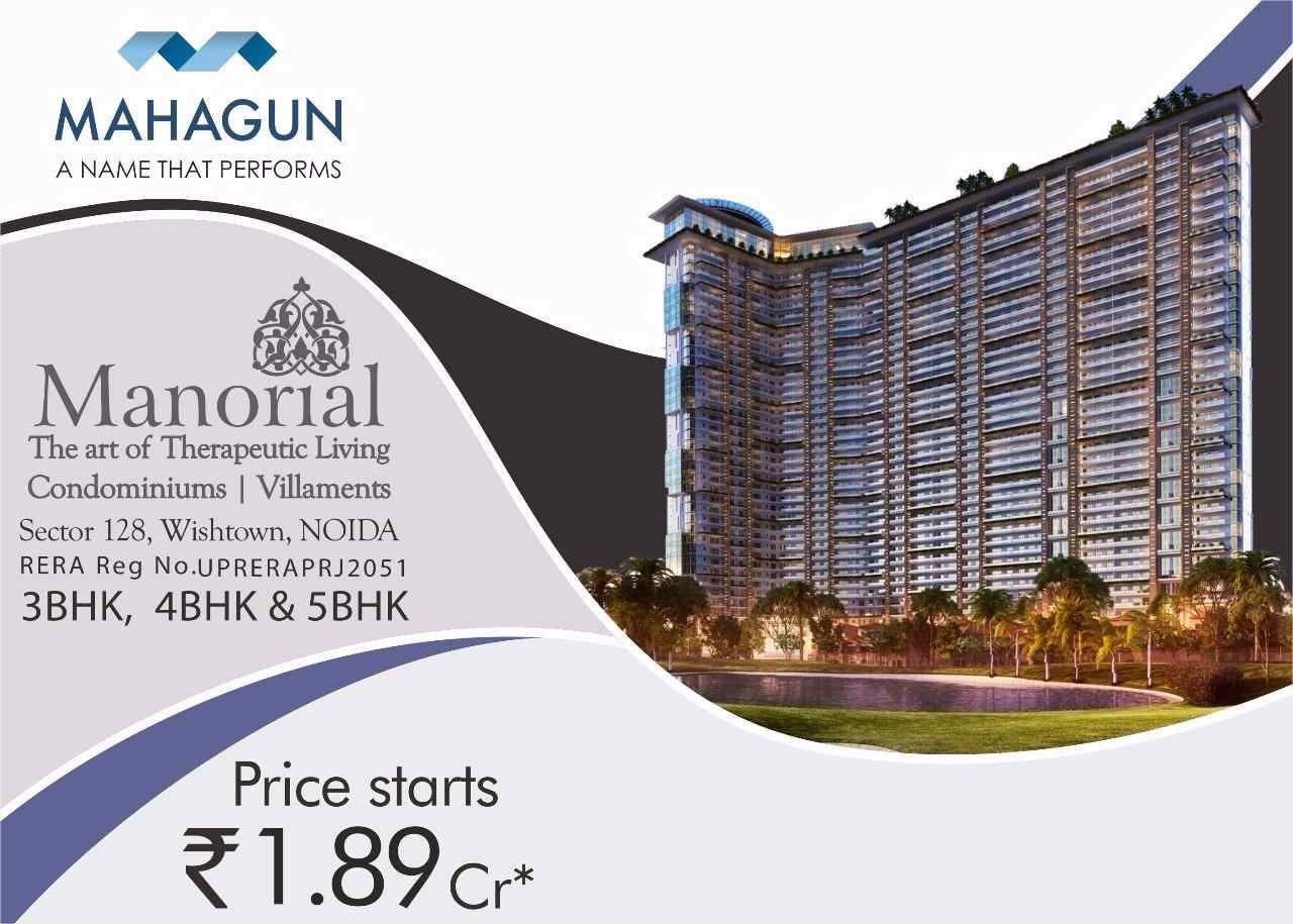 Experience the art of therapeutic living at Mahagun Manorial in Noida