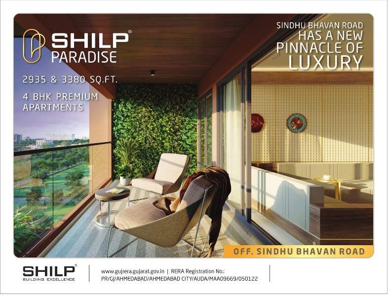 Book 4 BHK premium apartments Rs 2 Cr at Shilp Paradise, Ahmedabad
