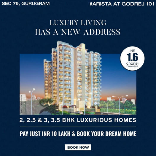 Elevate your lifestyle to the epitome of luxury and serenity at Godrej 101 in Gurgaon