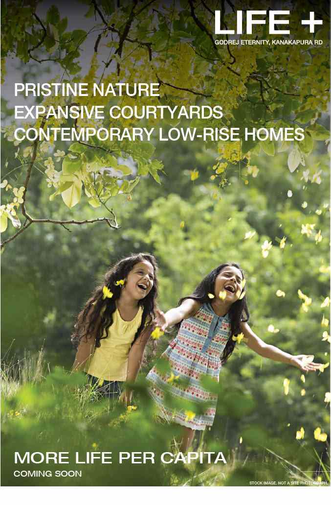 Experience pristine nature with expansive courtyards and contemporary low rise homes at Godrej Eternity in Bangalore