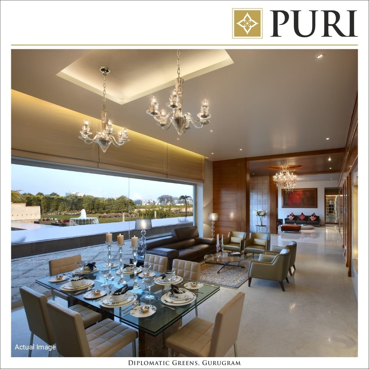 True luxury extends beyond the boundaries of your home at Puri Diplomatic Greens, Gurgaon
