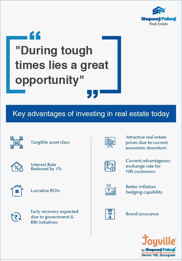 During tough times lies a great opportunity at Shapoorji Pallonji Joyville, Gurugram