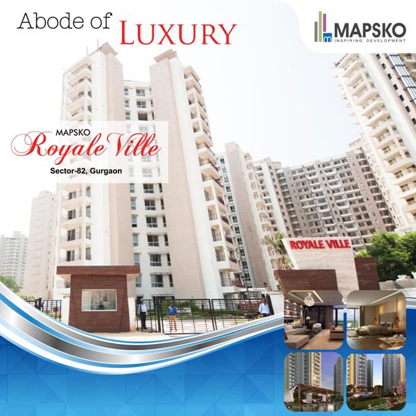 Live in Abode of luxury at Mapsko Royale Ville in Gurgaon
