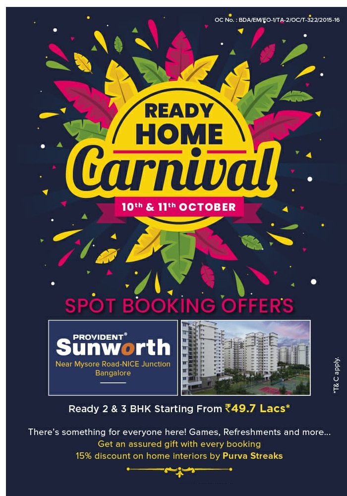 Ready  Home Carnival at Provident Sunworth in Banglore