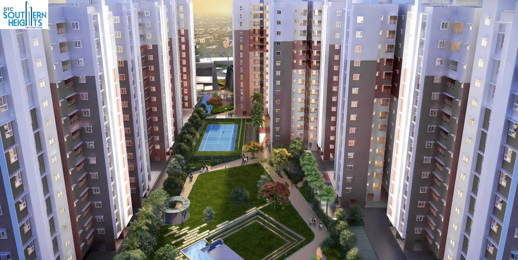DTC Southern Heights is one of the biggest projects in South West Kolkata