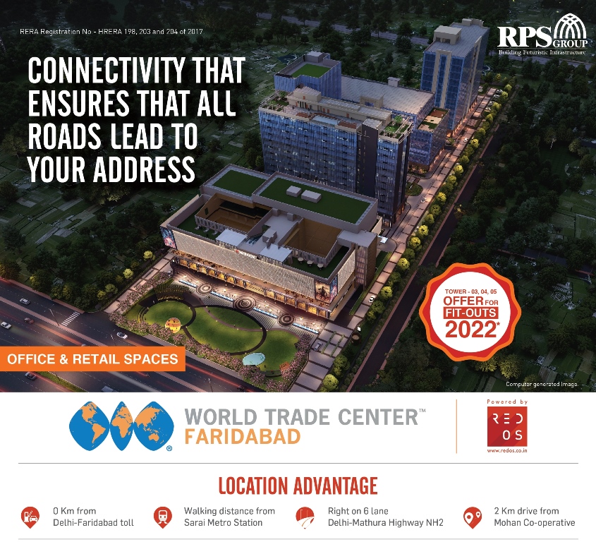 RPS World Trade Center Tower 03, 04, 05 offer for fit outs 2022