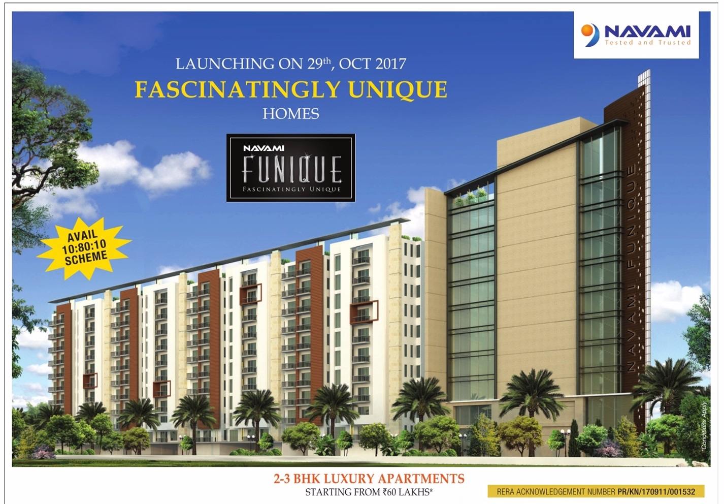 Navami Funique launching on 29th October 2017 in Bangalore Update