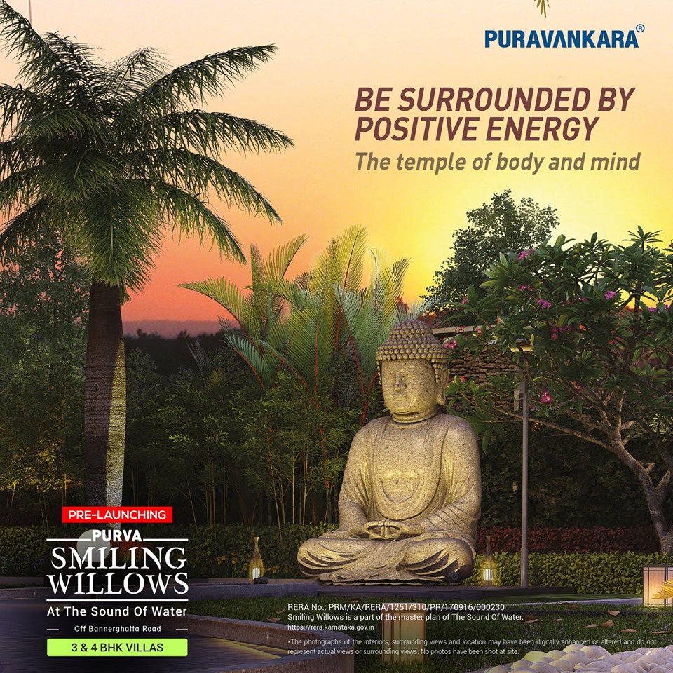 Make yourself feel calm at the temple of body and mind, at Purva Smiling Willows, Bangalore