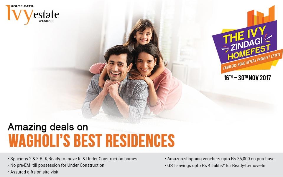Kolte Patil presents The Ivy Zindagi Homefest with fabulous home offers in Pune Update