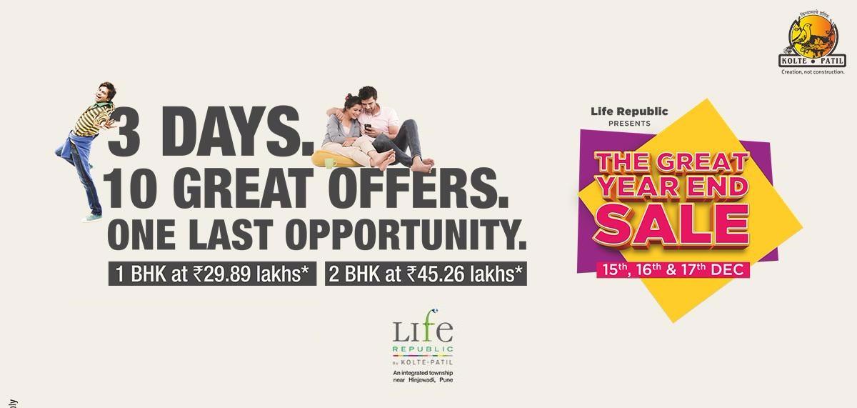 Kolte Patil Life Republic presents The Great Year End Sale in Pune Update