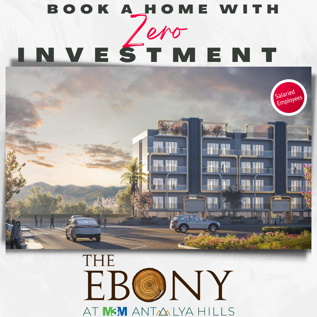 Book a home with zero investment at M3M Antalya Hills in Sector 79, Gurgaon