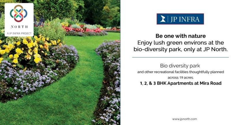 Enjoy lush green environs at the bio-diversity park only at JP North