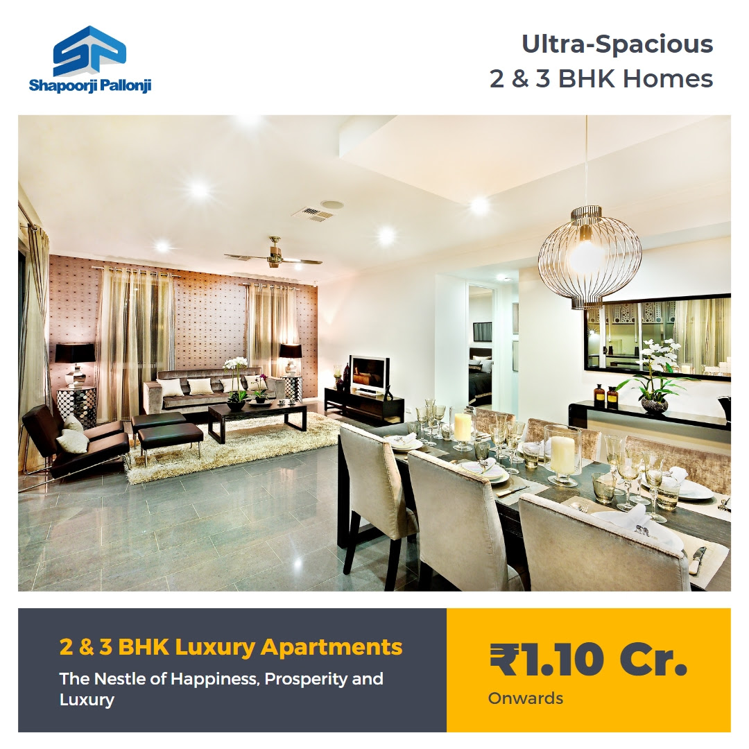 Ultra spacious 2 & 3 BHK home at Shapoorji Pallonji Joyville in Sec 102, Gurgaon