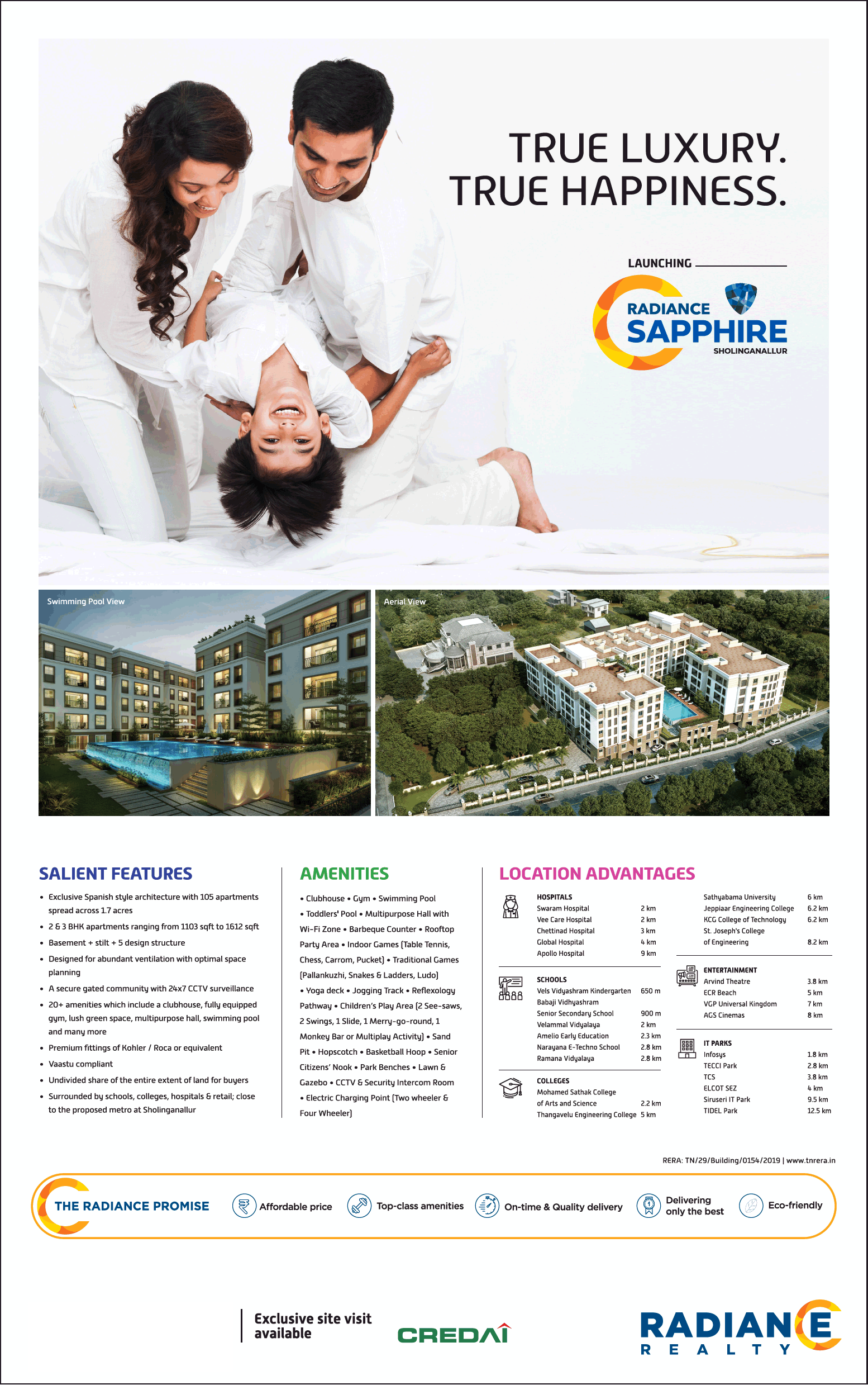 Launching at Radiance Sapphire in Sholinganallur, Chennai Update