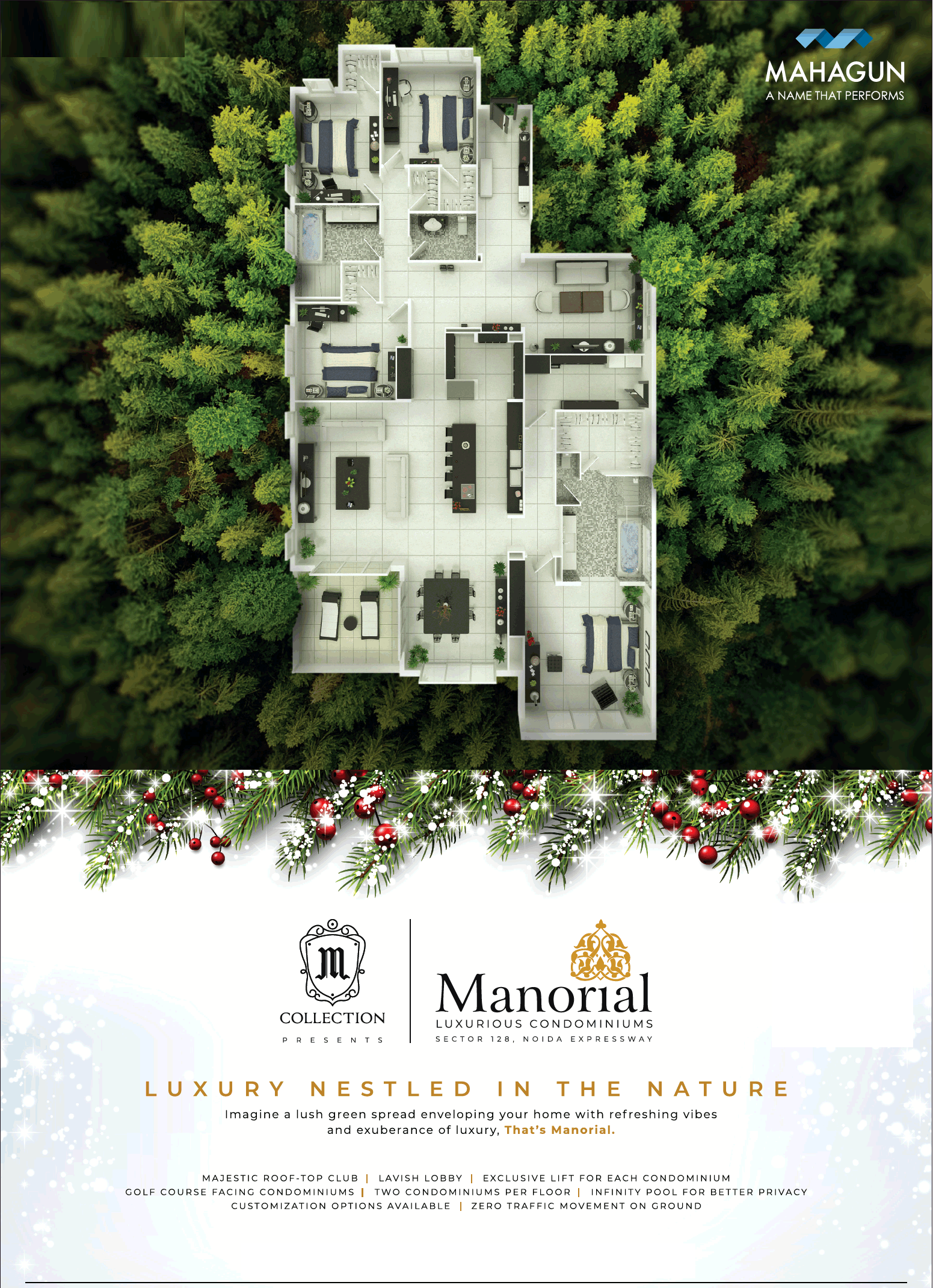 Luxury nestled in the nature at Mahagun Manorial at Noida