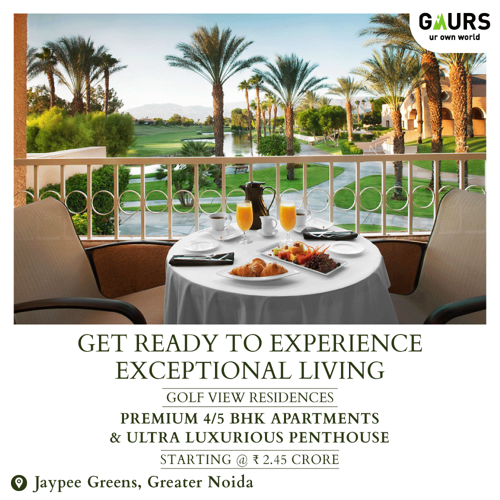 Premium 4/5 BHK apartment and ultra luxurious penthouse starting Rs 2.45 Cr at Gaur The Islands, Greater Noida