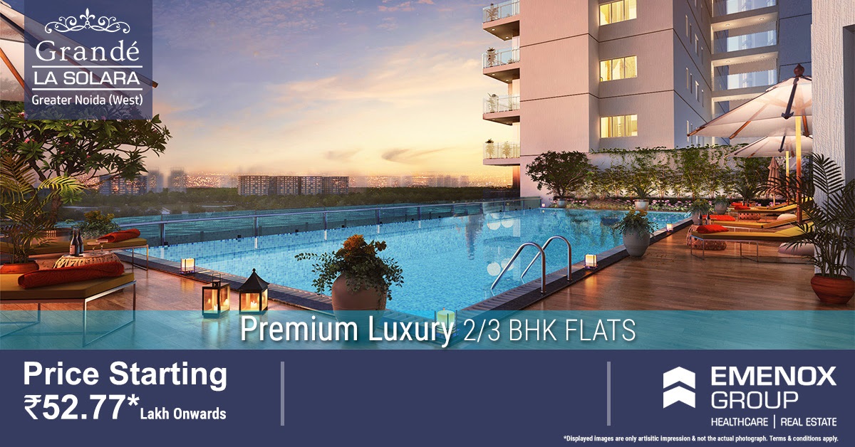 Grande La Solara Presenting 2 and 3 BHK flats Rs 52.77 Lac in Greater Noida