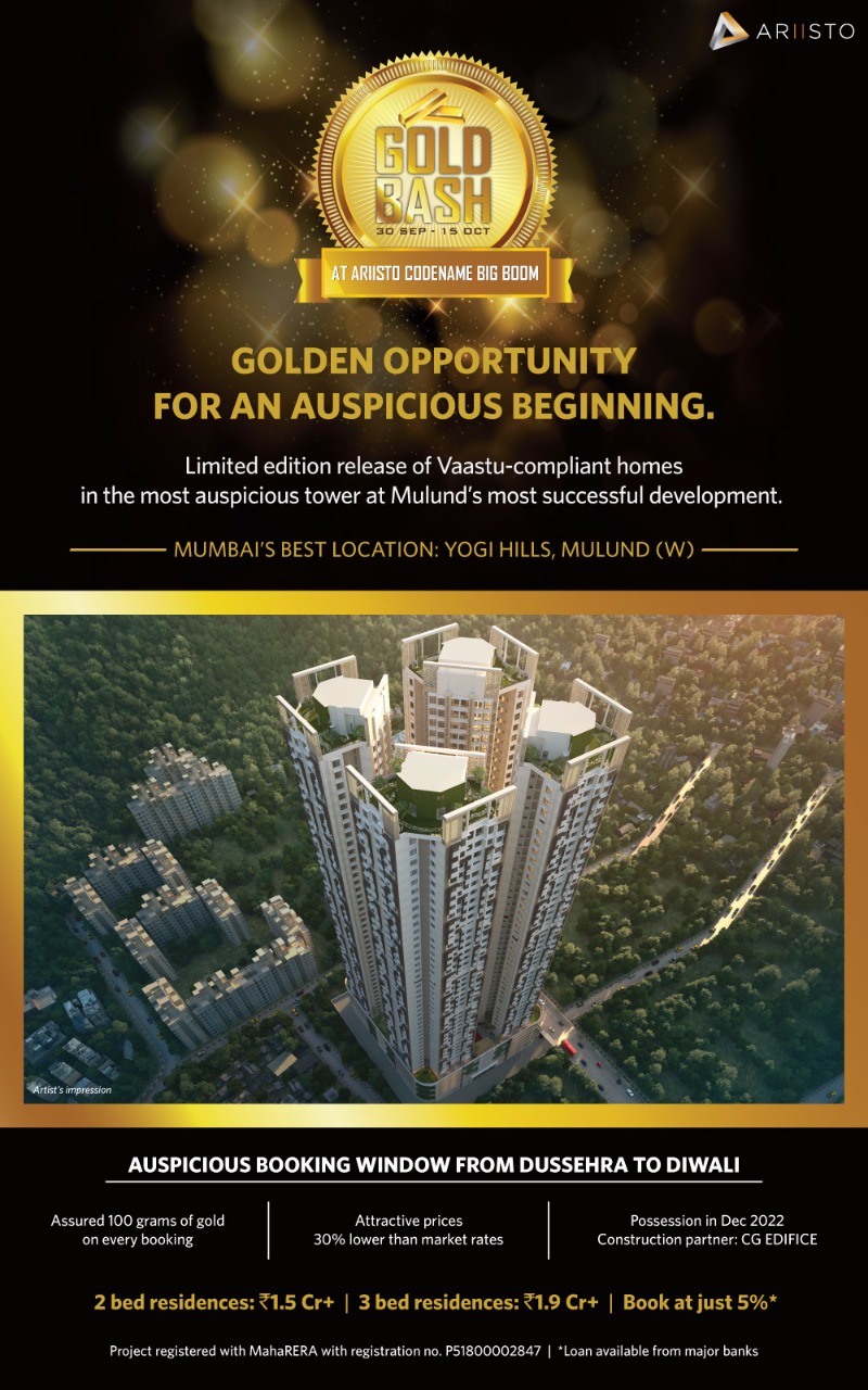 Golden Opportunity for an Auspicious Beginning at Ariisto Codename Big Boom, Mumbai