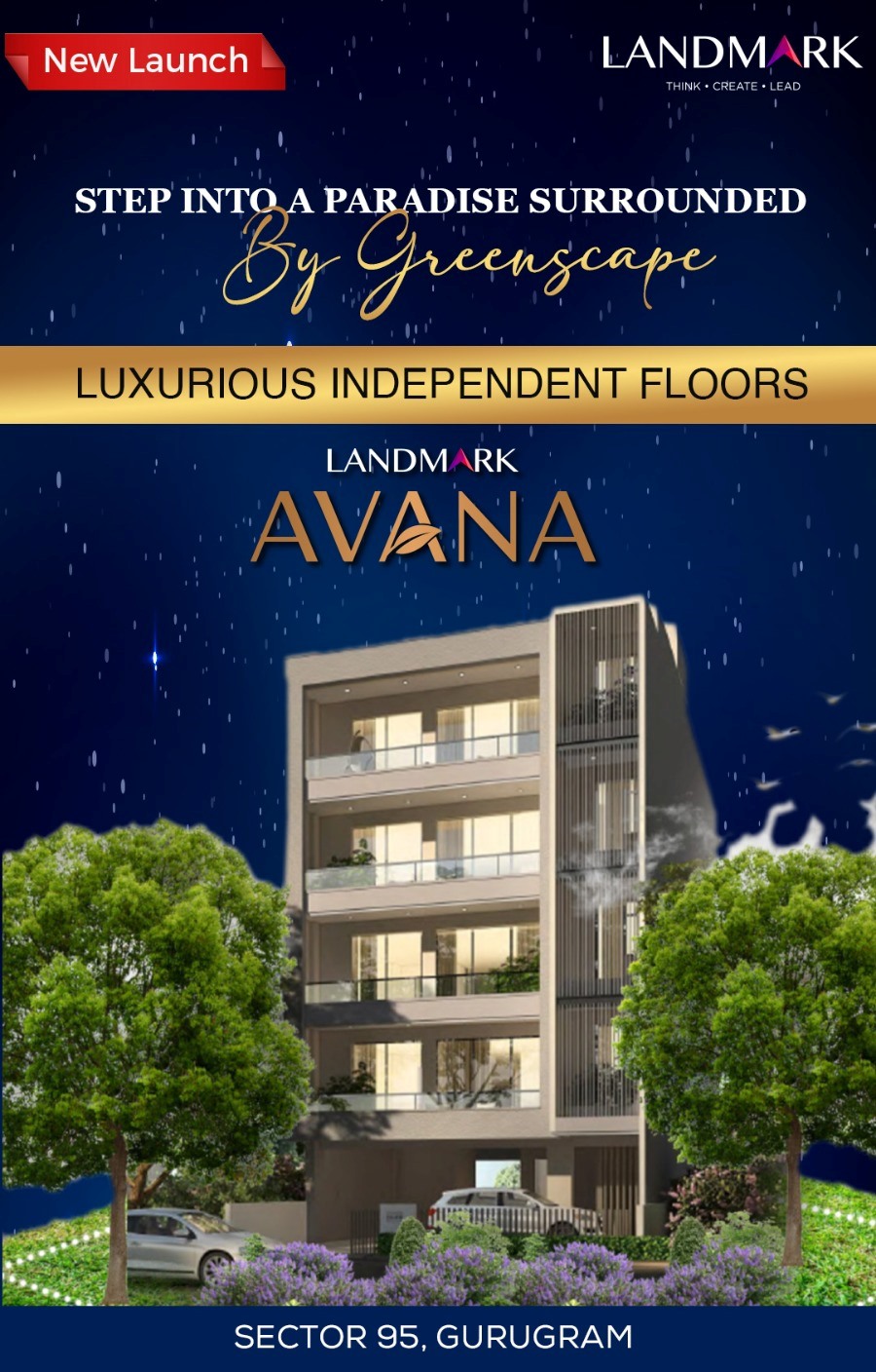 Step into a paradise surrounded by Green Scape at Landmark Avana in Sector 95, Gurgaon