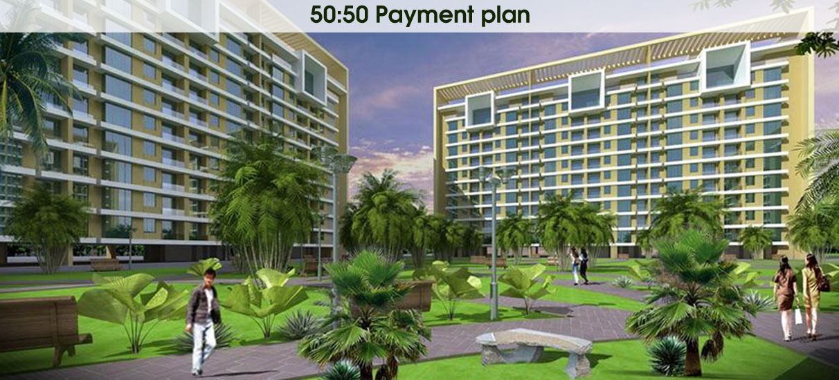 50:50 payment plan available in Ajnara Le Garden