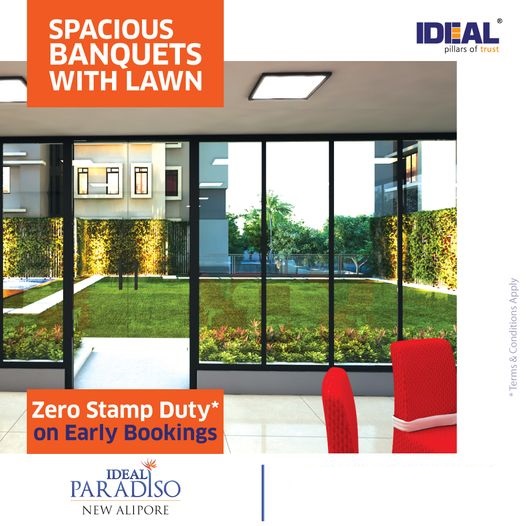 Zero stamp duty on early bookings at Ideal Paradiso, Kolkata Update