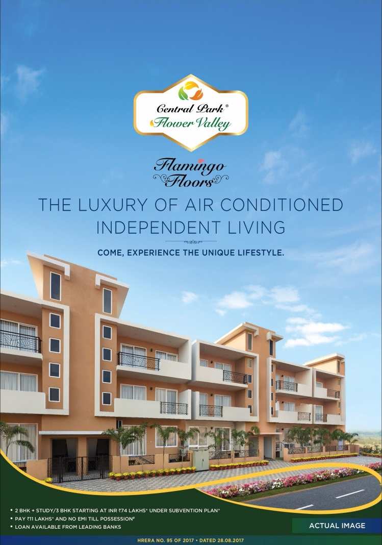 Come experience the unique lifestyle at Central Park 3 Flamingo Floors in Sohna