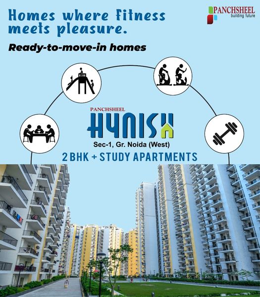 Ready-to-move-in homes at Panchsheel Hynish in Greater Noida