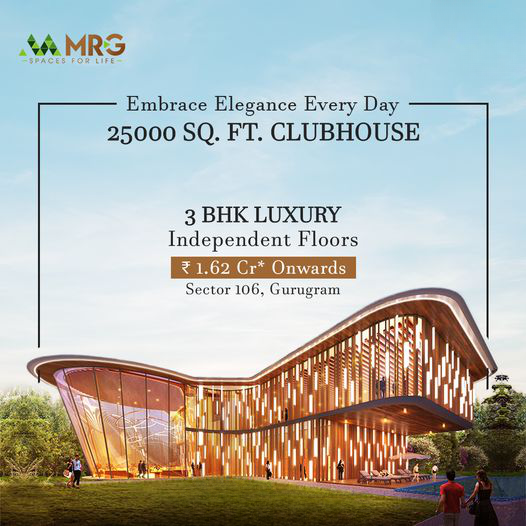 Experience the epitome of elegance at MRG Crown in Sector 106, Gurgaon