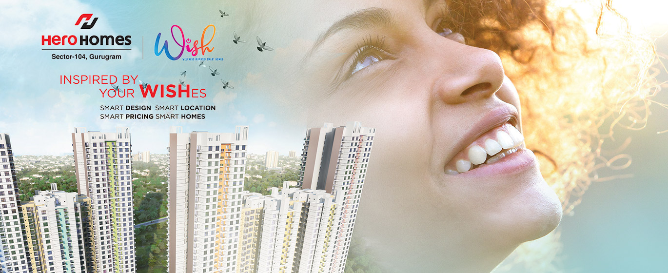 Book 2 & 3 BHK residential apartments at Hero Homes in Sector 104, Dwarka Expressway, Gurugram