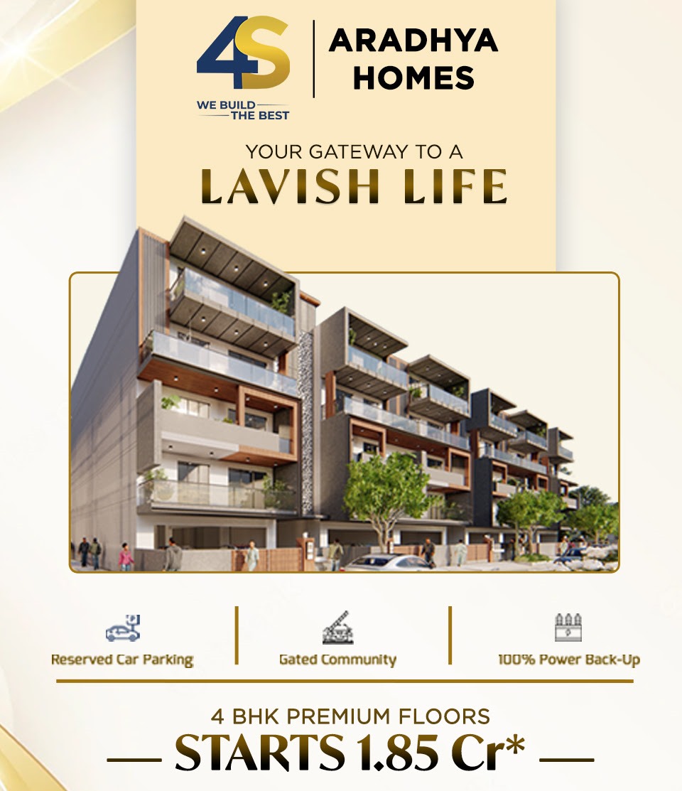 Book 4 BHK premium homes with lavish amenities at Aradhya Homes in Sector 67A, Gurgaon
