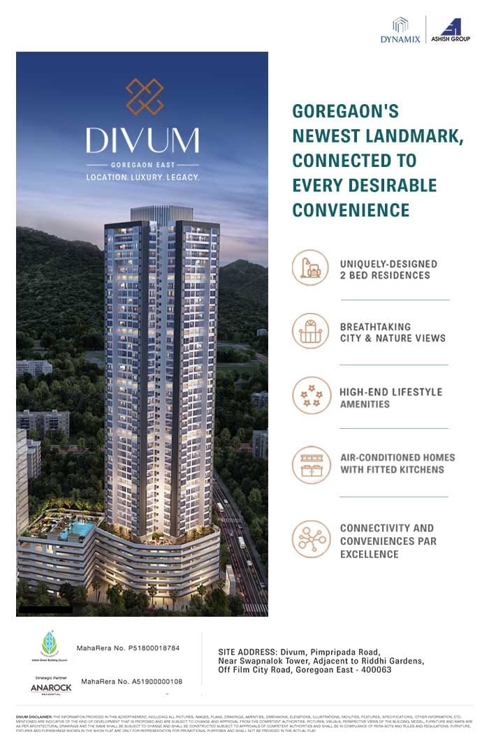 Goregaon's newest landmark is Dynamix Divum, Mumbai Update