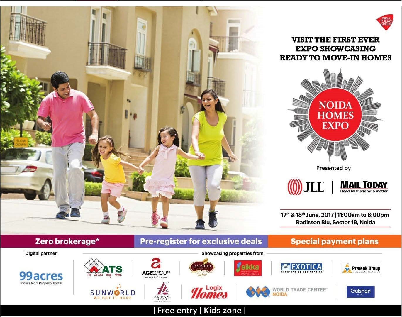 JLL and Mail Today presents First Ever Real Estate Expo showcasing Ready To Move In Homes in Noida